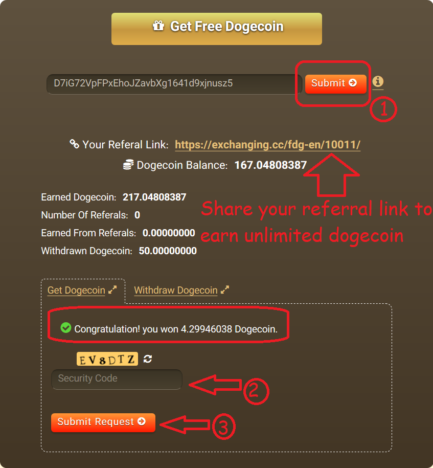 dogecoin faucet