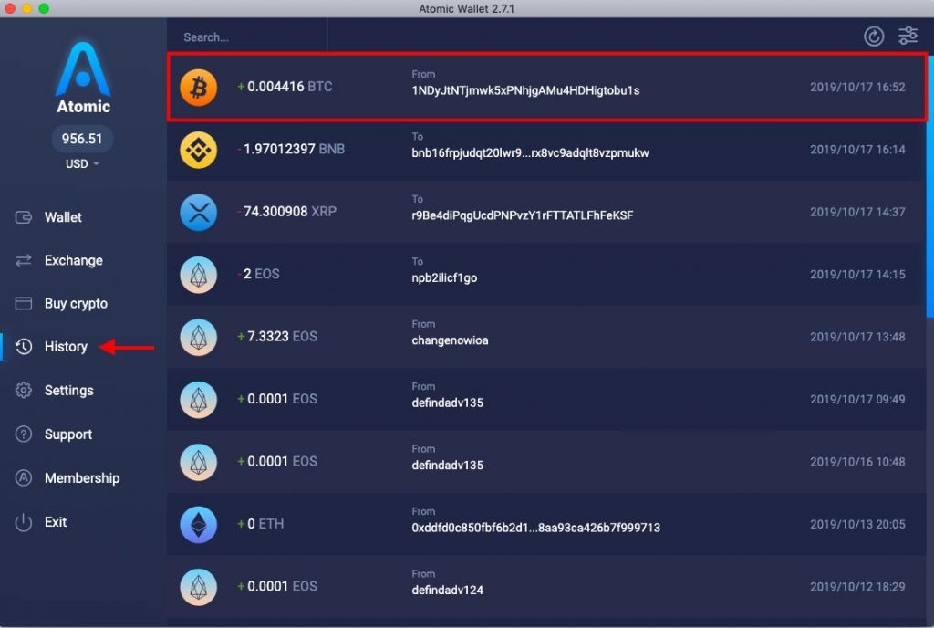 اطلاعات تراکنش
